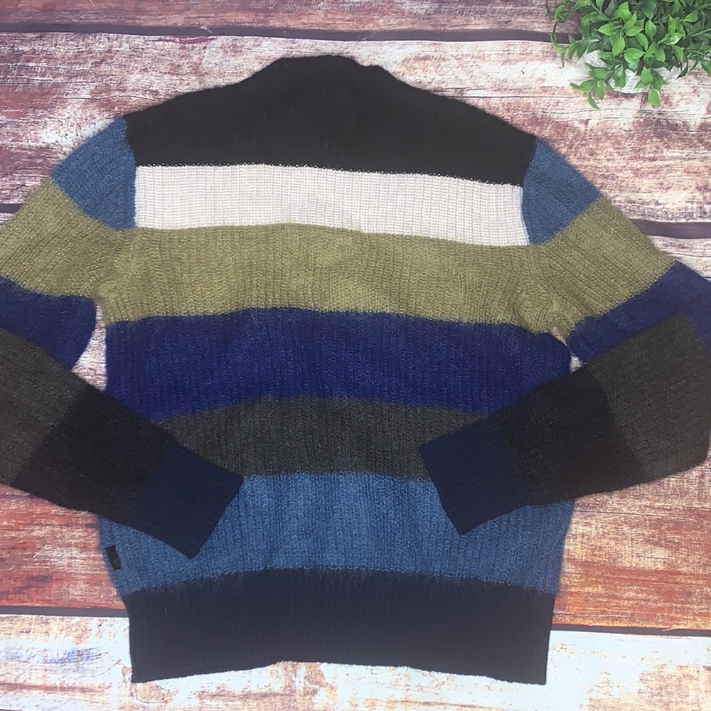 MARNI - Marni crew neck sweater with multicolor bands - Picture 8 of 9